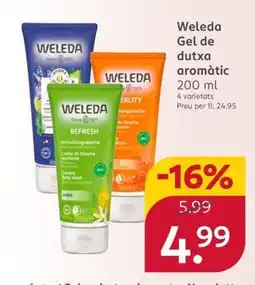 Rossmann WELEDA Gel de dutxa aromàtic oferta