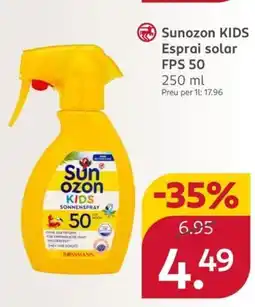 SUNOZON KINDS Esprai solar