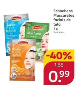 SCHAEBENS Mascaretes facials de tela