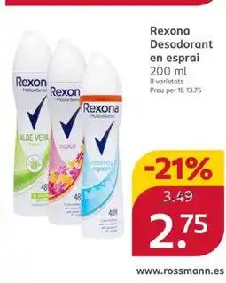 REXONA Desodorant en esprai