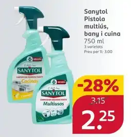 SANYTOL Pistola multiús,bayny i cuina