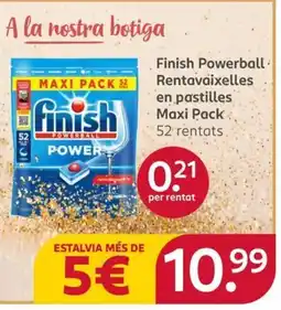 Rossmann FINISH Powerball Rentavaixelles en pastilles Maxi Pack oferta