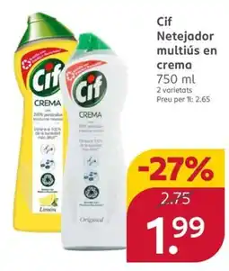 CIF Netejador multiús crema