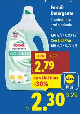 Lidl FORMIL Detergente oferta