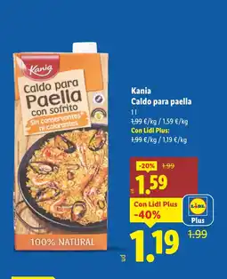 Lidl KANIA Caldo para paella oferta