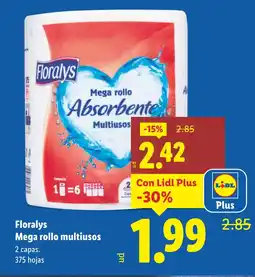Lidl FLORALYS Mega rollo multiusos oferta