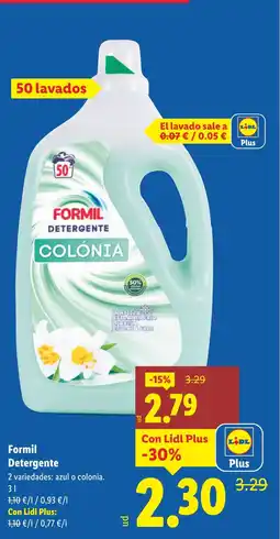 Lidl FORMIL Detergente oferta