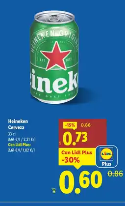 Lidl HEINEKEN Cerveza oferta