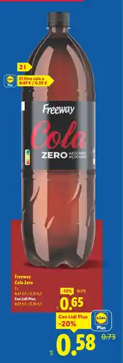 Lidl FREEWAY Cola Zero oferta