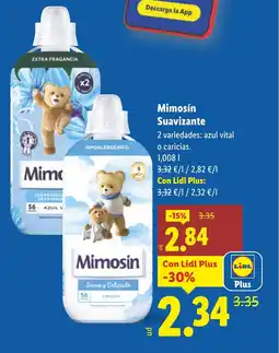 Lidl MIMOSIN Suavizante oferta