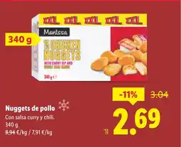 Lidl Nuggets de pollo oferta
