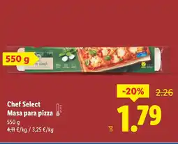 Lidl CHEF SELECT Masa para pizza oferta