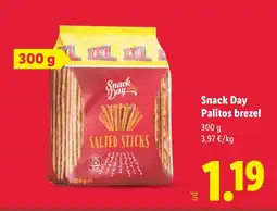 Lidl SNACK DAY Palitos brezel oferta