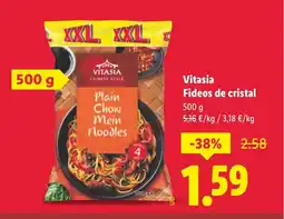 Lidl VITASIA Fideos de cristal oferta