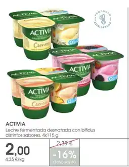 ACTIVA Leche fermentada desnatada con bífidus distintos sabores
