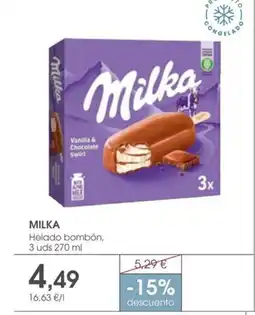 MILKA Helado bombón