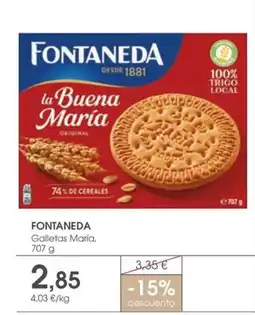 Supermercados Plaza FONTANEDA Galletas María oferta