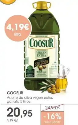 Supermercados Plaza COOSUR Aceite de oliva virgen extra oferta