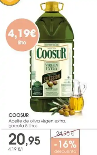 Supermercados Plaza COOSUR Aceite de oliva virgen extra oferta