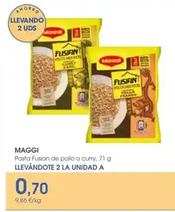 Supermercados Plaza MAGGI Pasta Fusian de pollo o curry oferta