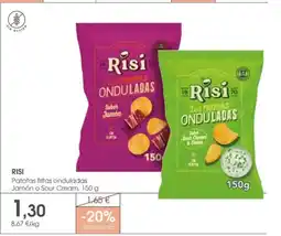 Supermercados Plaza RISI Patatas fritas onduladas oferta