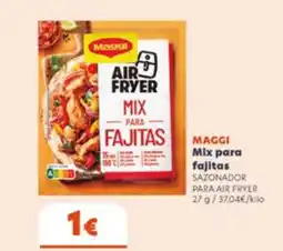 Supermercados Plaza MAGGI Mix para fajitas oferta