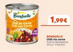 Supermercados Plaza BONDUELLE Chili sin carne oferta