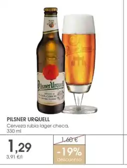 Supermercados Plaza PILSNER URQUELL Cerveza rubia lager checa oferta