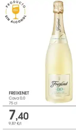 Supermercados Plaza FREIXENET Cava 0,0 oferta