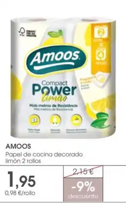 Supermercados Plaza AMOOS Papel de cocina decorado limón oferta