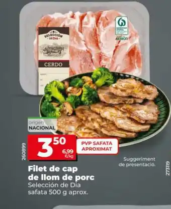 Dia Filet de cap de llom de porc oferta