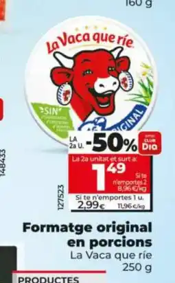 Dia Formatge original en porcions oferta