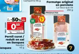 Dia Pernil curat / reduït en sal en llenques oferta