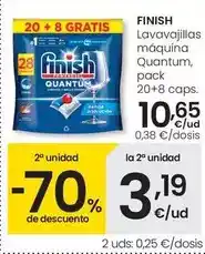 Eroski Finish - lavavajillas maquina quantum oferta