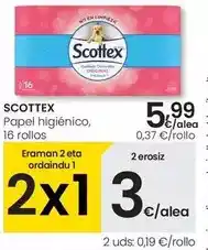 Eroski Scottex - papel higienico oferta