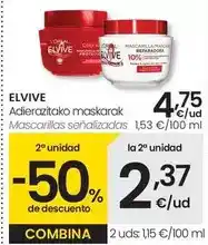 Eroski Elvive - mascarillas oferta