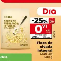 Dia Flocs de civada integral oferta