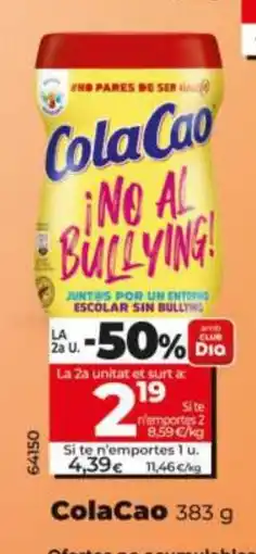 Dia COLA CAO oferta