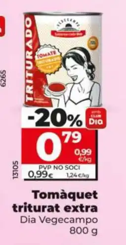 Dia Tomàquet triturat extra oferta