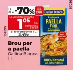 Dia Brou per a paella oferta