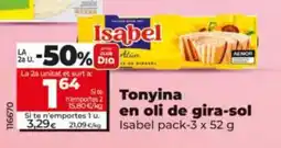 Dia Tonyina en oli de gira-sol oferta