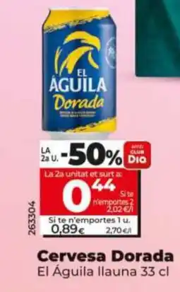 Dia Cervesa Dorada oferta