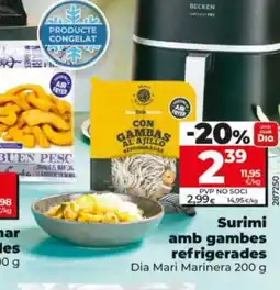 Dia Surimi amb gambes refrigerades oferta