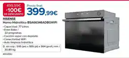 Costco HISENS Horno Hidrolítico BSA66346ADBGWIFI oferta