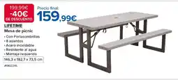Costco LIFETIME Mesa de picnic oferta