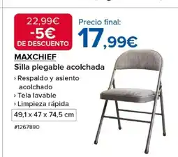 Costco MAXCHIEF Silla plegable acolchada oferta
