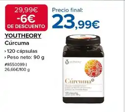 Costco YOUTHEORY Cúrcuma oferta
