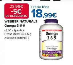 Costco WEBBER NATURALS Omega 3-6-9 oferta
