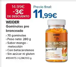 Costco Gominolas pre bronceado oferta
