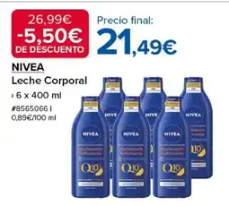 Costco NIVEA Leche Corporal oferta